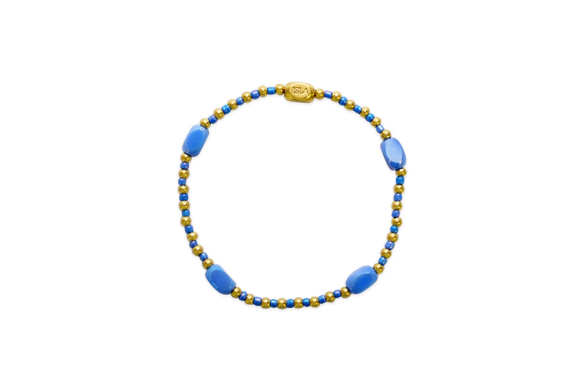 Here, There & Everywhere Bracelet | Periwinkle Water Gold