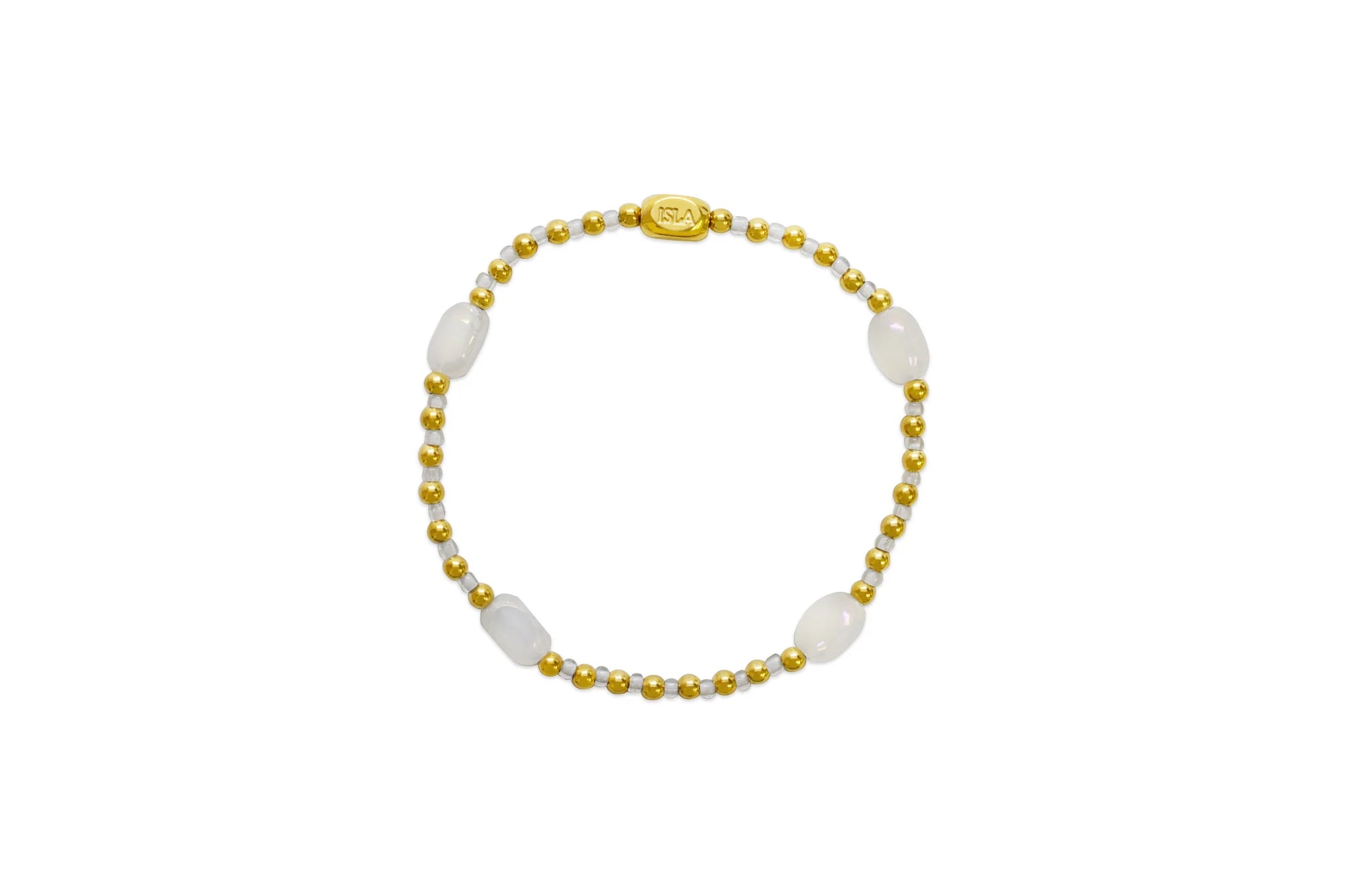 Here, There & Everywhere Bracelet | White Cap Gold