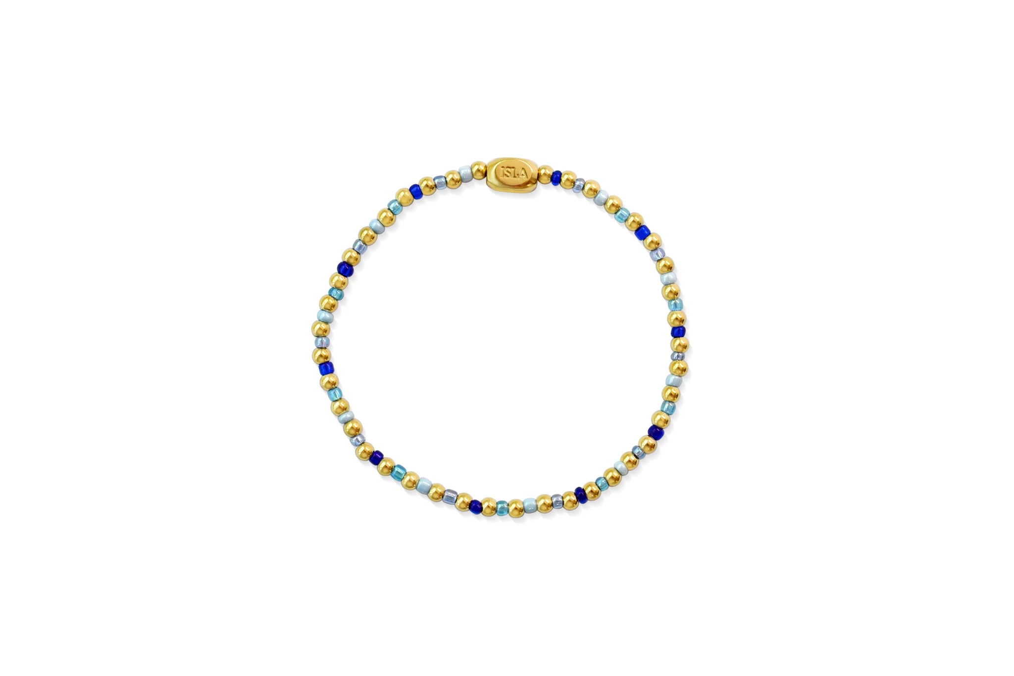 All Around Bracelet | Multi Baby Blues Gold