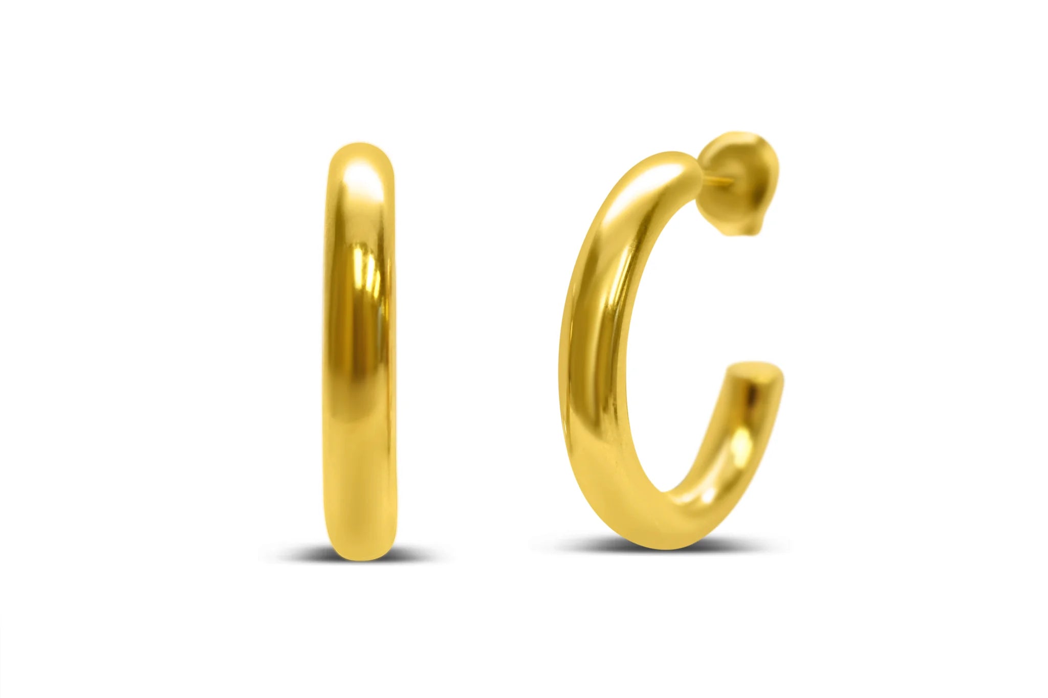 Weightless Hoops 25mm | Gold