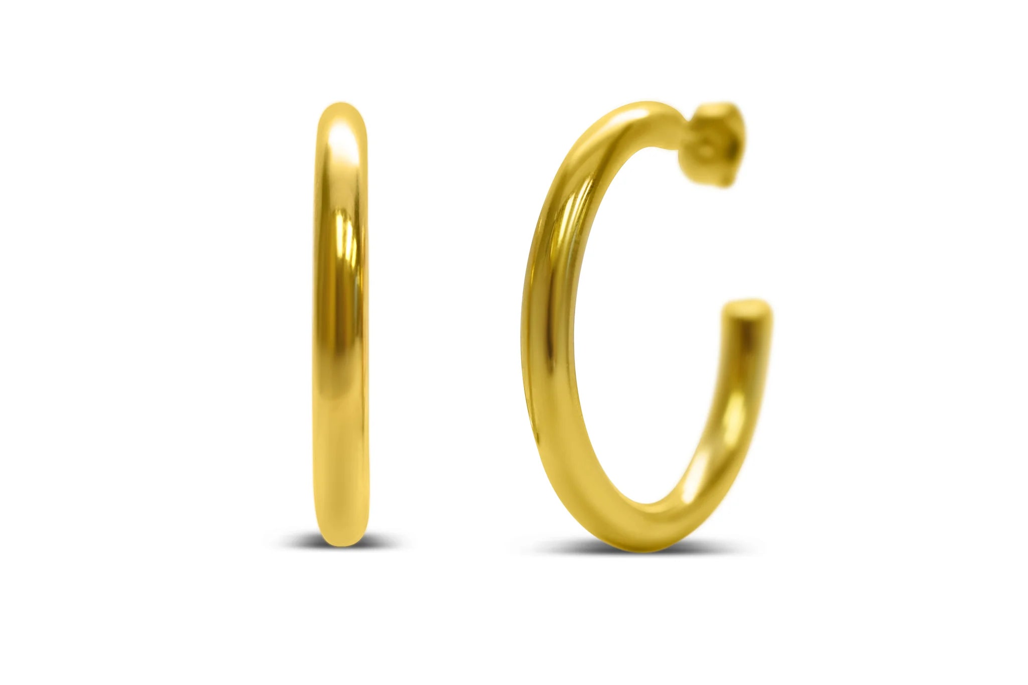 Weightless Hoops 35mm | Gold