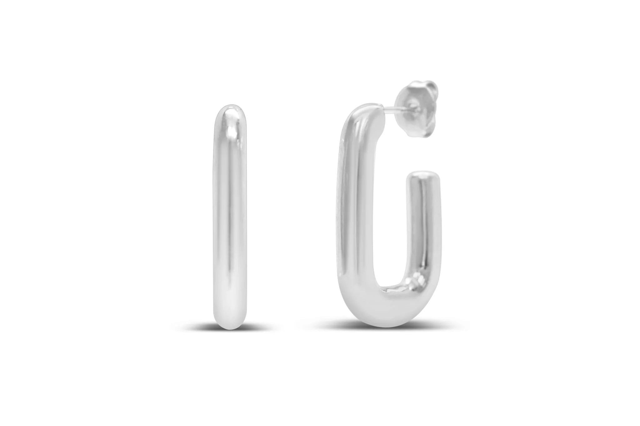 Link Look Weightless Hoop | Silver