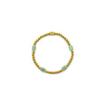 24/7 Stretch Pop of Color Here & There Bracelet | Minty Gold