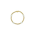 24/7 Stretch Pop of Color Here & There Bracelet | Pearl Gold