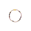 Coastal Crystals Big Sur Bracelet | Violet Tides Gold