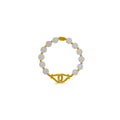 Get Hooked Bracelet | White Cap Gold