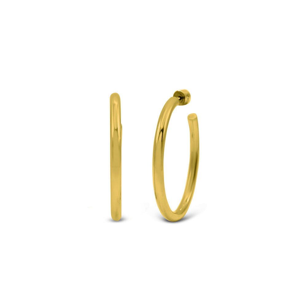 Weightless Hoops 50MM | Gold