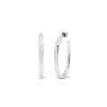 Weightless Hoop Earrings 50mm | Silver