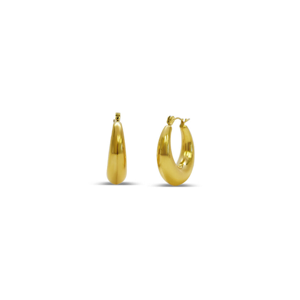 Round Bottom Hoop | Gold