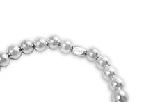 Plain Ball 6mm Bracelet | Silver