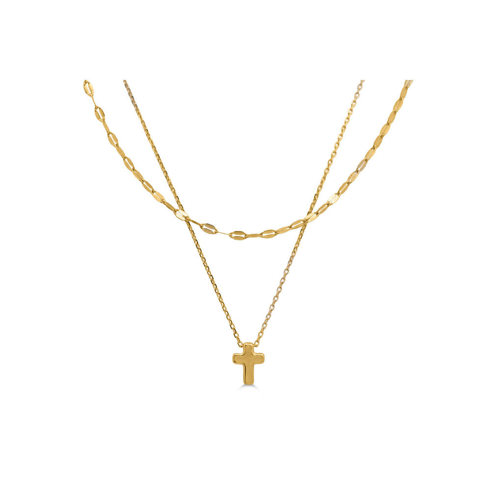 Here's the Skinny 2-Pack Necklaces | Have Faith Gold