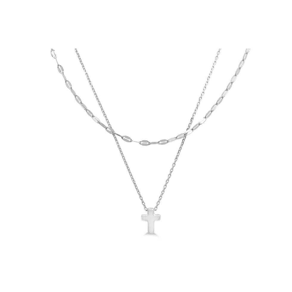 Here's the Skinny 2-Pack Necklaces | Have Faith Silver