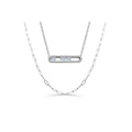 Rolling Tides Necklace | Silver