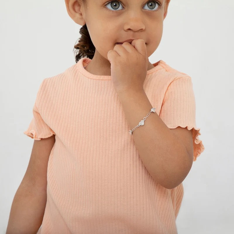 Heart Charm Toddler Bracelet