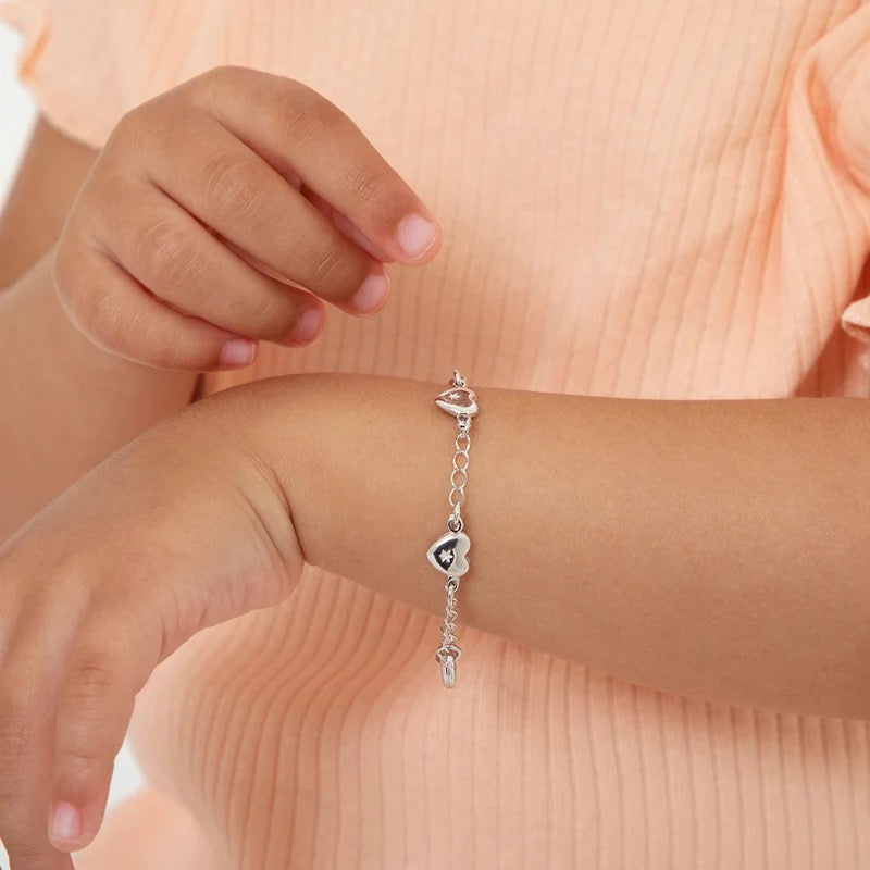 Heart Charm Toddler Bracelet
