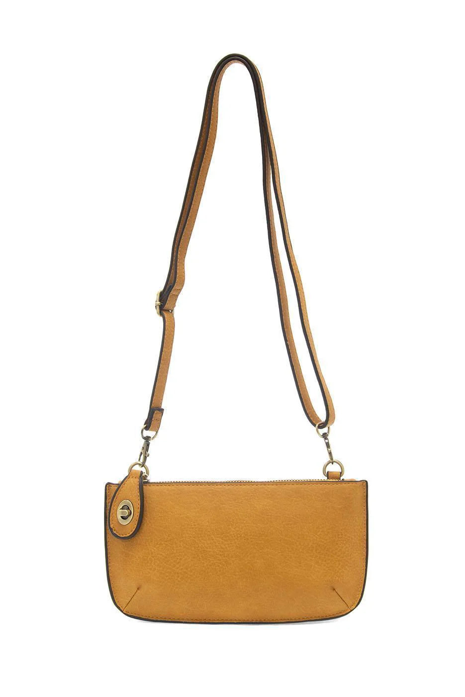 Mini Crossbody Wristlet Clutch | Pebble Vegan Leather