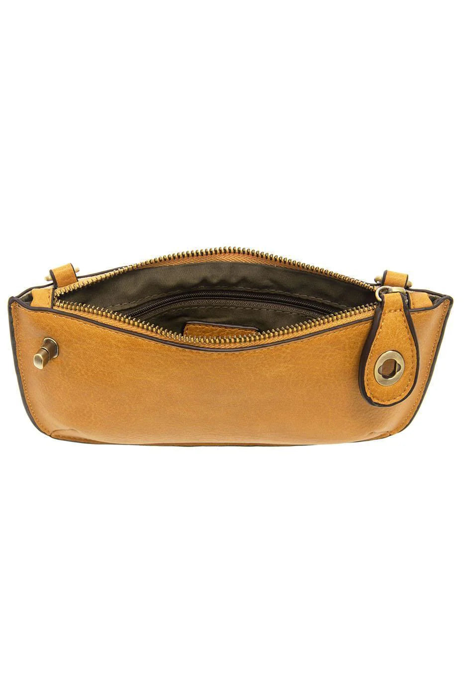 Mini Crossbody Wristlet Clutch | Pebble Vegan Leather