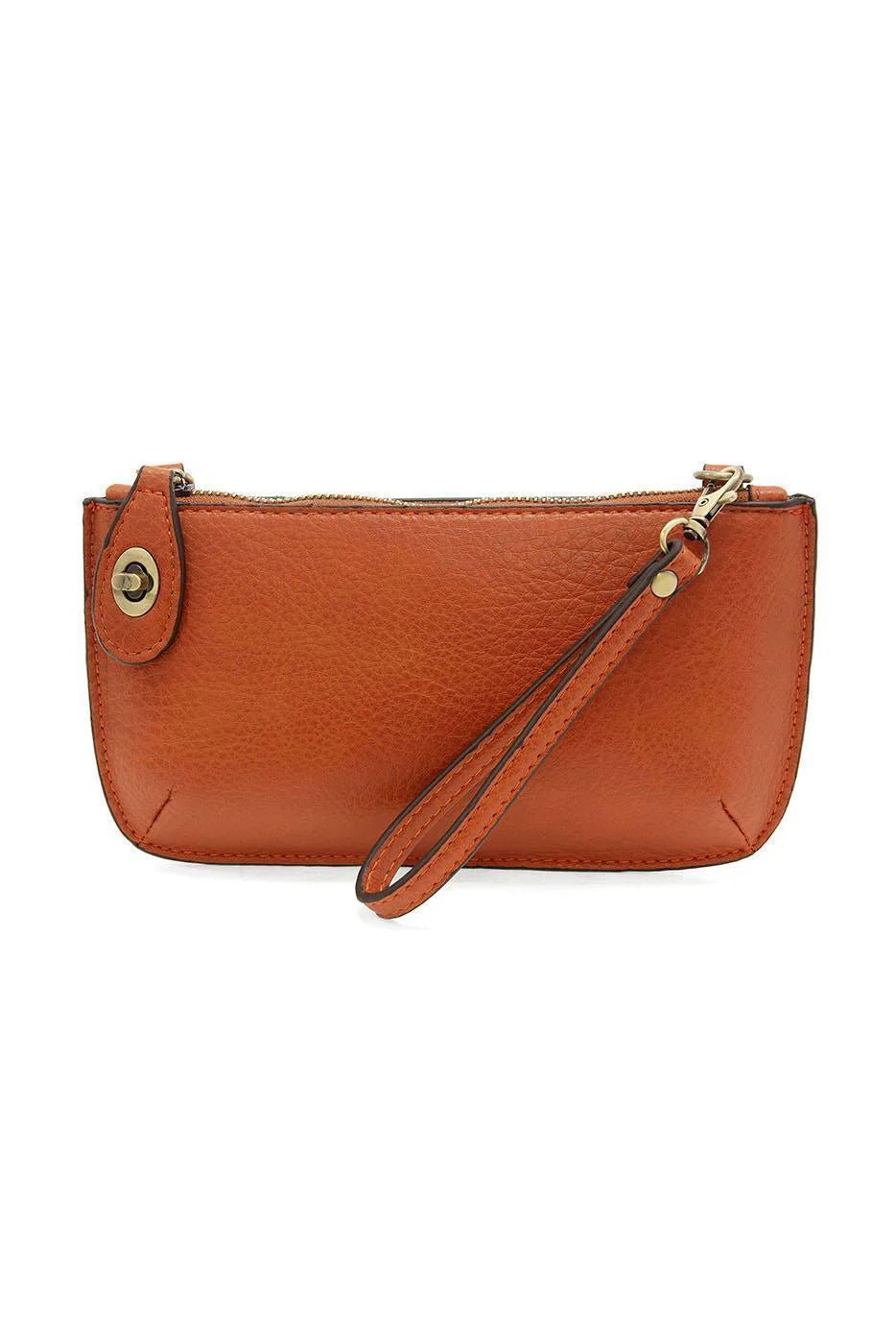 Mini Crossbody Wristlet Clutch | Pebble Vegan Leather