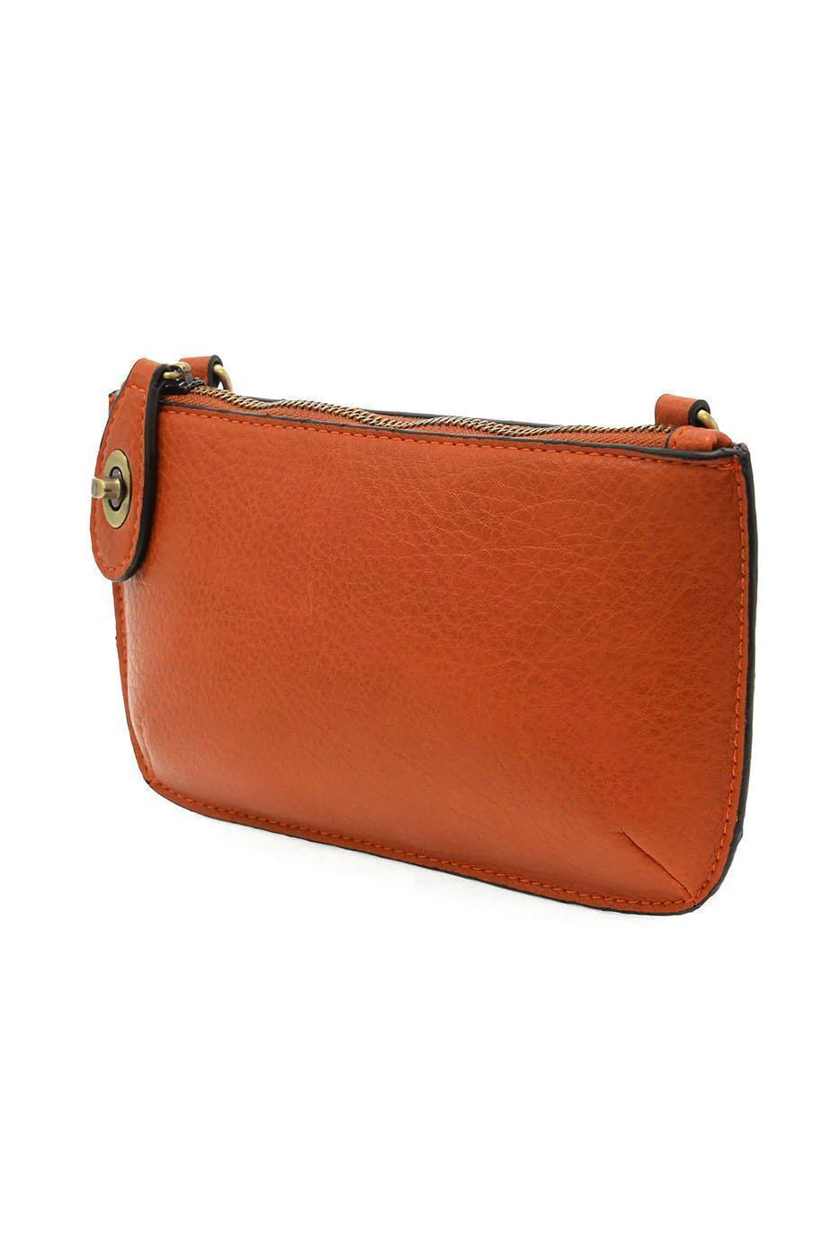 Mini Crossbody Wristlet Clutch | Pebble Vegan Leather
