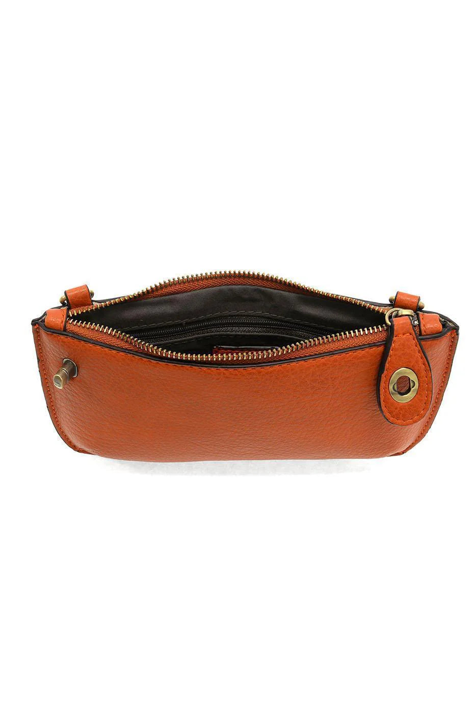 Mini Crossbody Wristlet Clutch | Pebble Vegan Leather