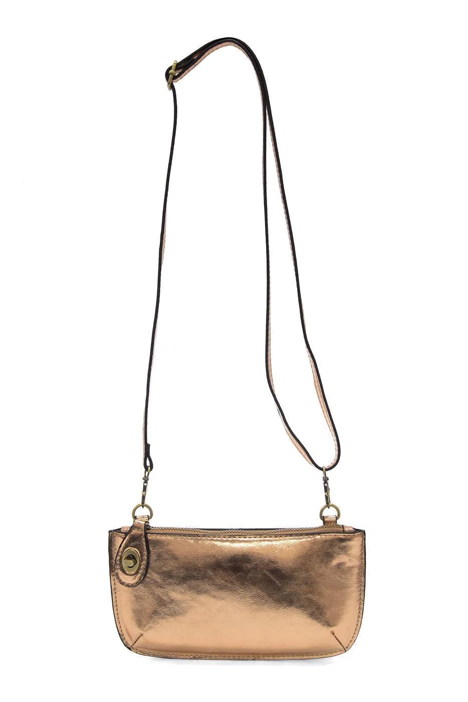 Mini Crossbody Wristlet Clutch | Liquid Metal