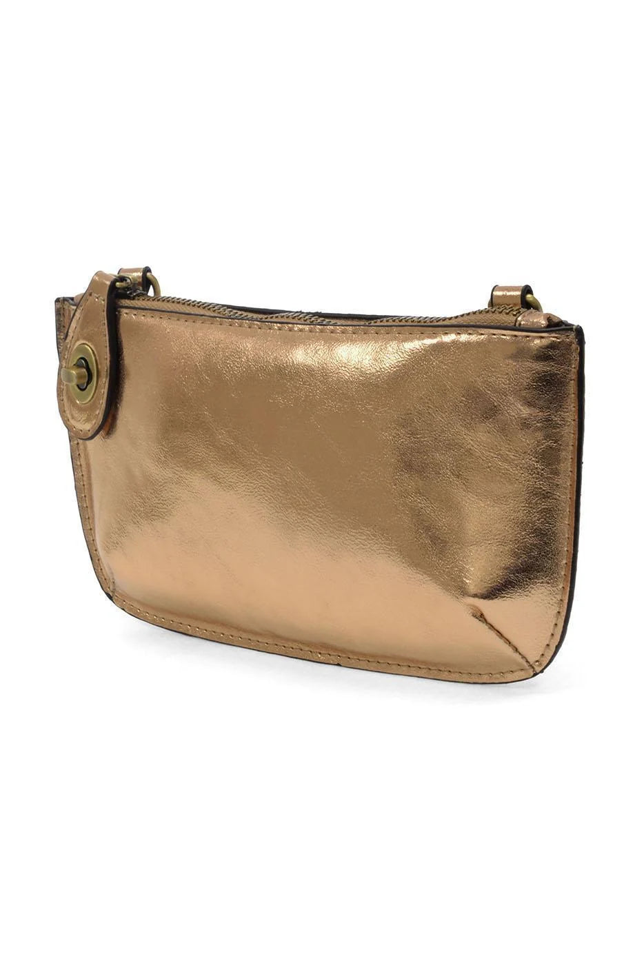 Mini Crossbody Wristlet Clutch | Liquid Metal