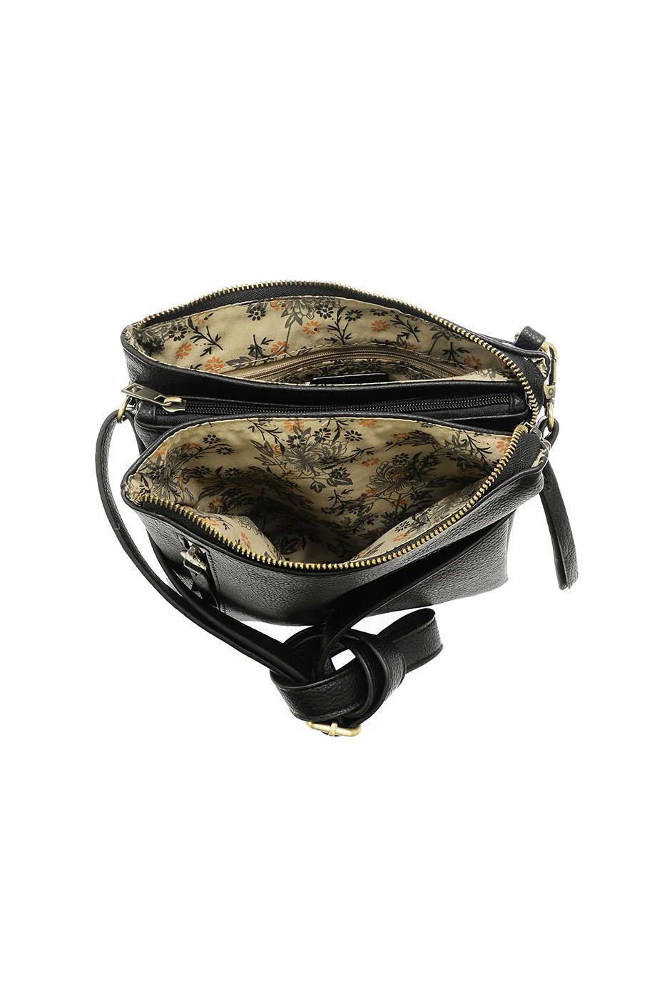 Dawn Multi Pocket Compact Crossbody Bag | Vegan Leather