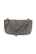 Mini Crossbody Wristlet Clutch | Faux Suede