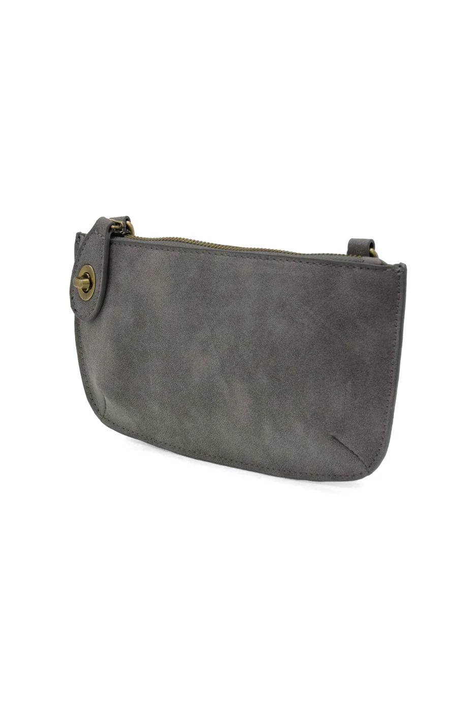 Mini Crossbody Wristlet Clutch | Faux Suede