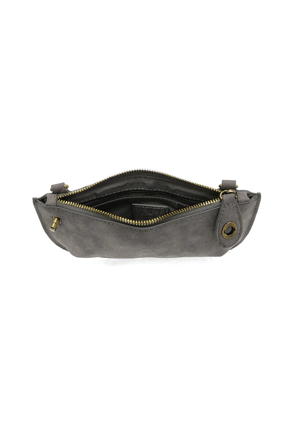 Mini Crossbody Wristlet Clutch | Faux Suede