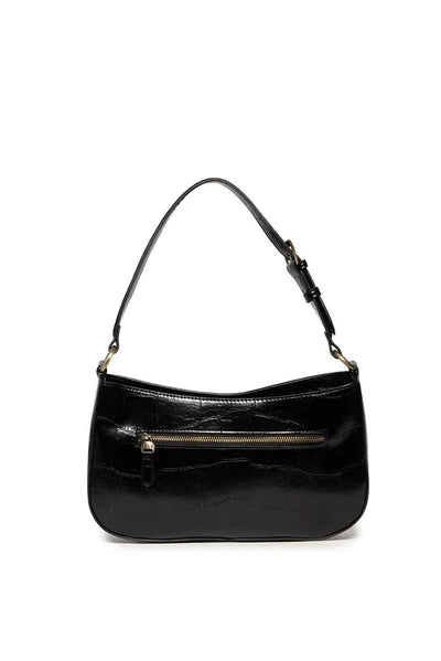 Erin Hobo Shoulder Bag | Faux Croc Leather