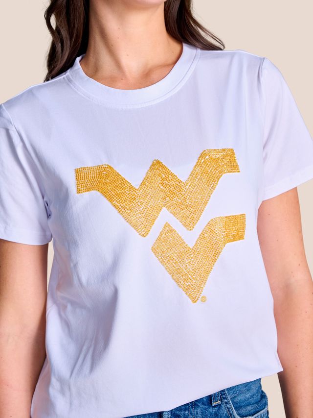 The Mascot Beaded Tee | West Virginia