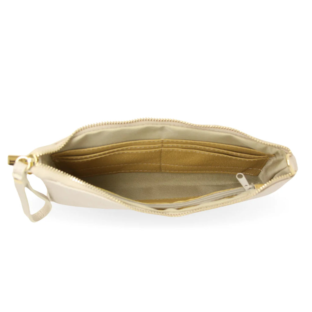 Italian Leather Wallet Crossbody Bag