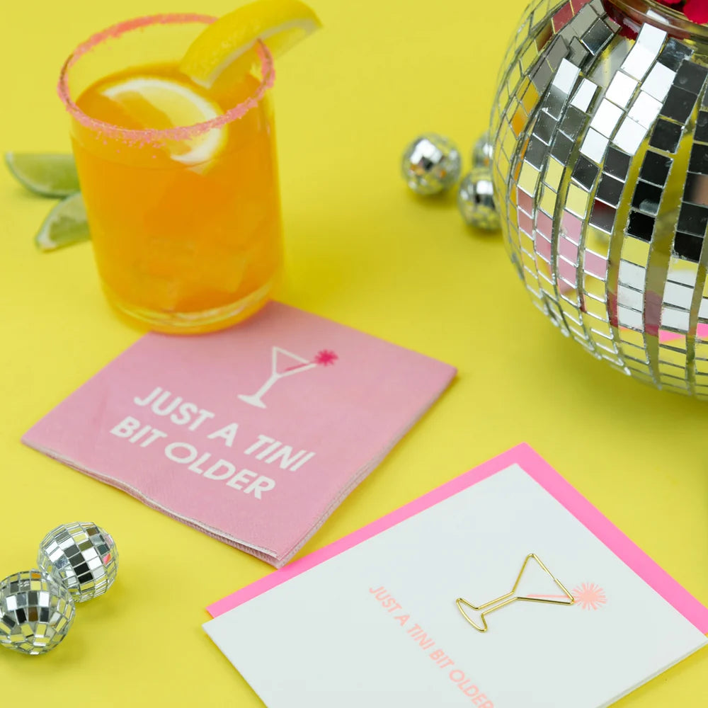 Just A Tini Bit Older | Paper Clip Card