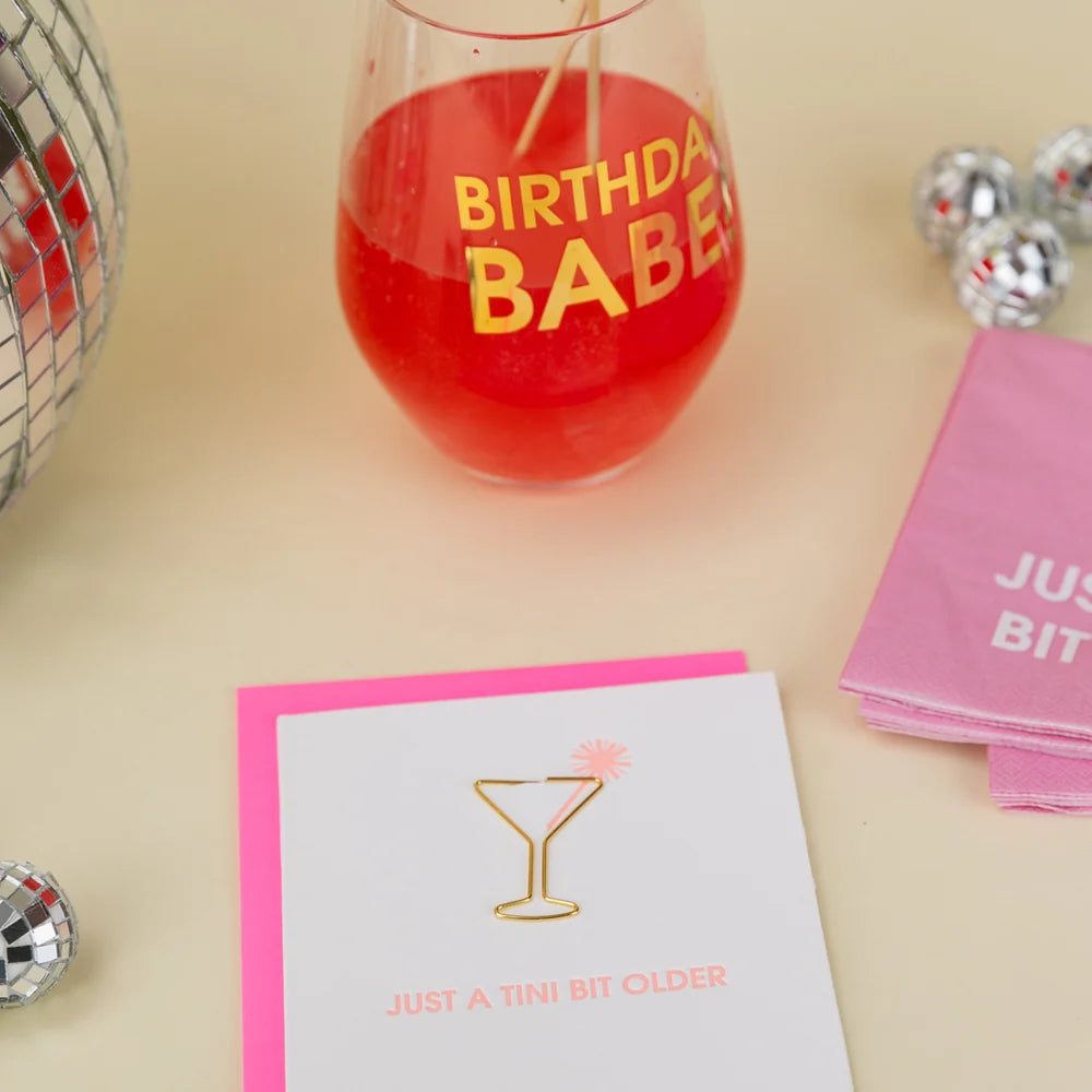 Just A Tini Bit Older | Paper Clip Card