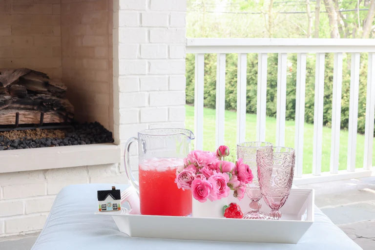 Melamine Tray | Pinstripes