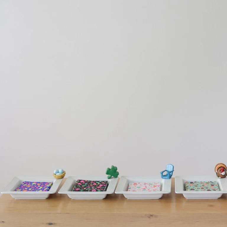 Napkin & Candy Holder | Pinstripes