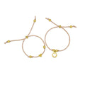 One For You, One For Me Heart Cord Bracelet Set