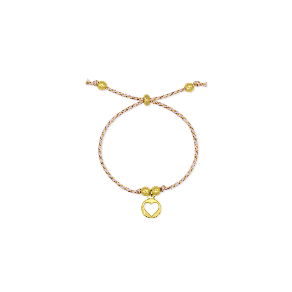 One For You, One For Me Heart Cord Bracelet Set