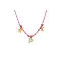 Moon & Back Corded Necklace