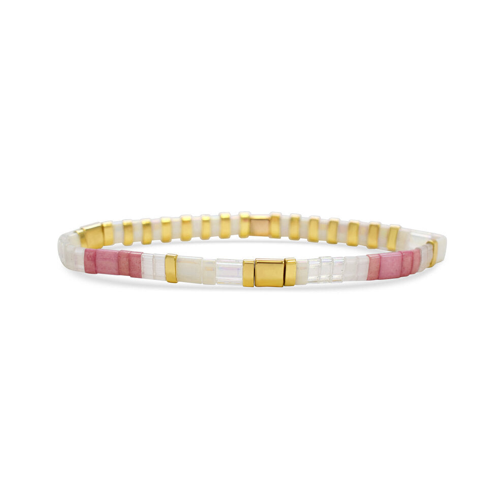 RESILIENT | Morse Code Tila Bracelet