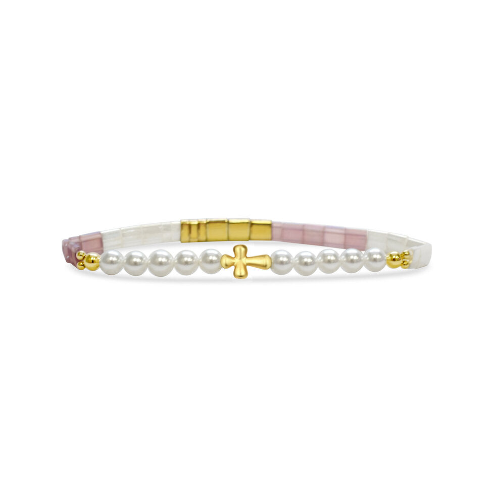 MATTHEW 19:26 | Heavenly Words Tila Bracelet