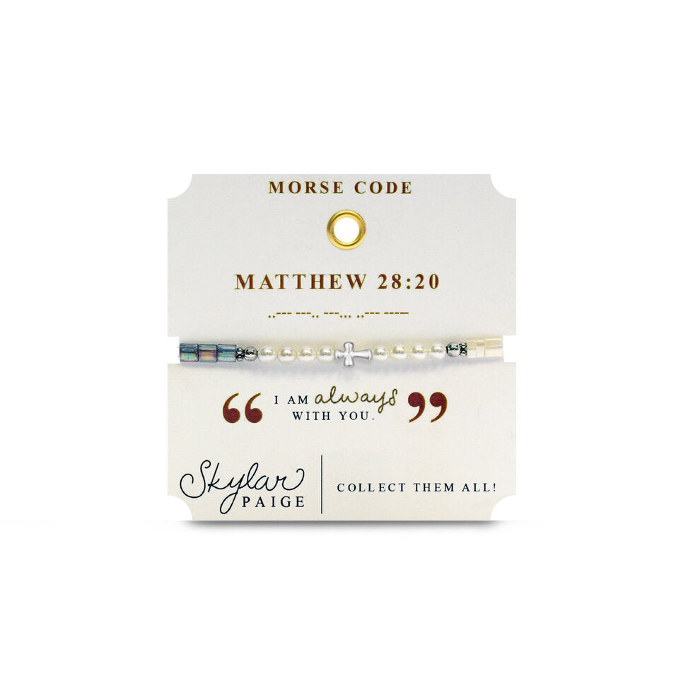 MATTHEW 28:20 | Heavenly Words Tila Bracelet
