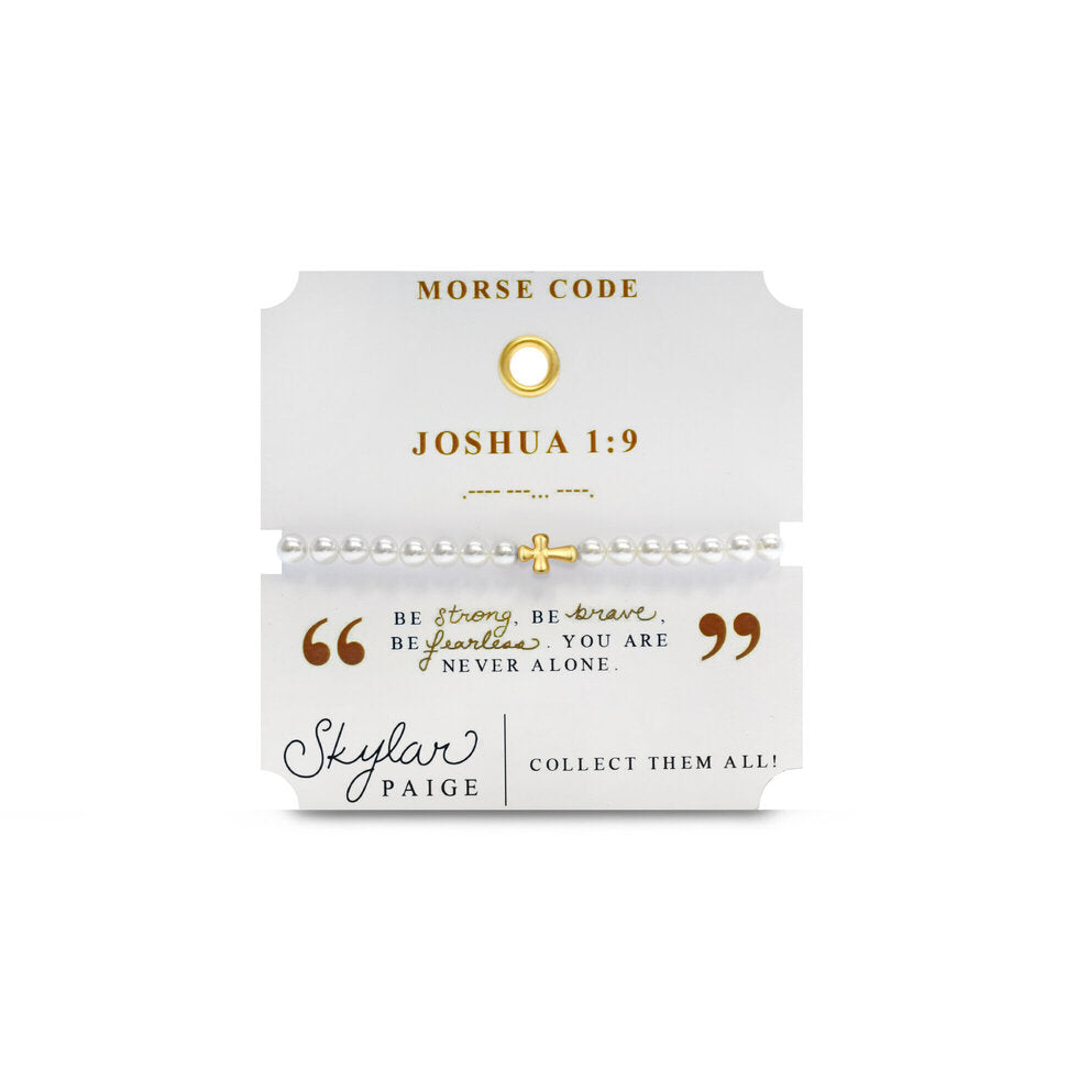 JOSHUA 1:9 | Heavenly Words Tila Bracelet