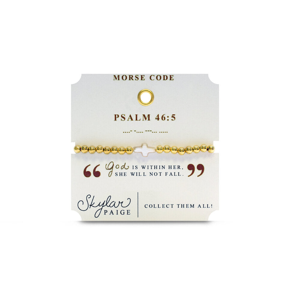 PSALM 46:5 | Heavenly Words Tila Bracelet