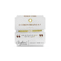 CORINTHIANS 5:7 | Heavenly Words Tila Bracelet