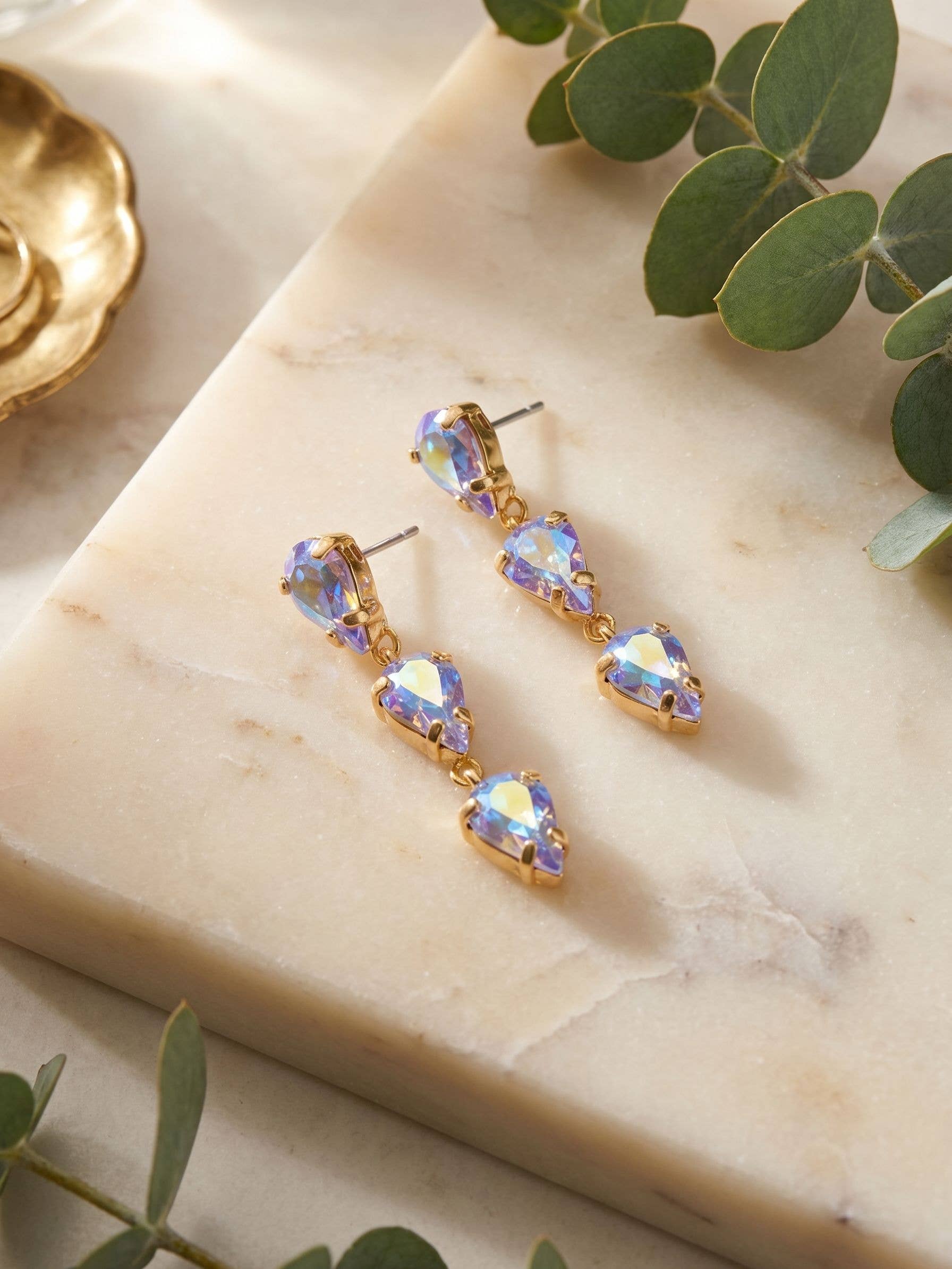 Studio Teardrop Dangle Earrings - 6EGH12BGLTS: Blue