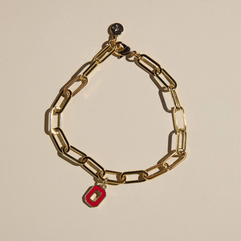 Ohio State University Charm Bracelet: One Size