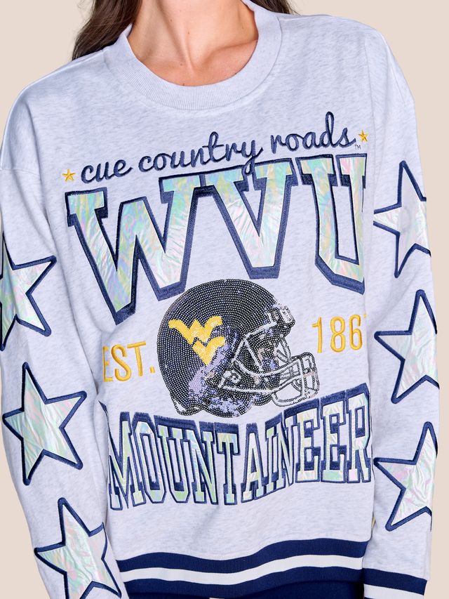 The Hometeam Heathered Crewneck | West Virginia