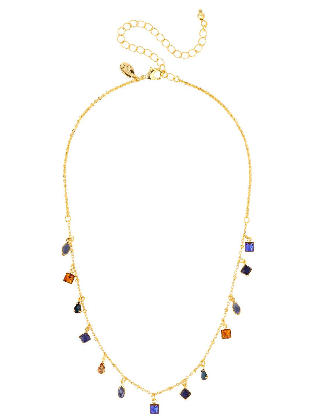 Indie Tennis Necklace - NGI3BGDNM: Blue